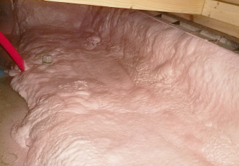 基礎断熱（ウレタン吹付）