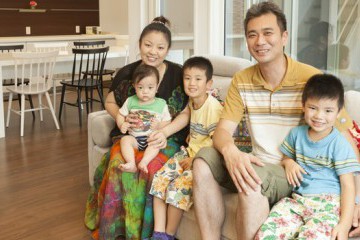 この家で、いいこといっぱい、笑い声いっぱい。生まれますように。